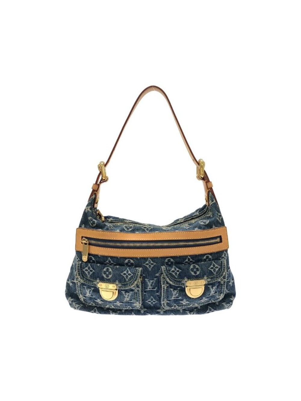 Louis Vuitton Monogram Denim Baggy PM Shoulder Bag